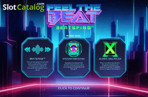 Bildschirm2. Feel the Beat slot