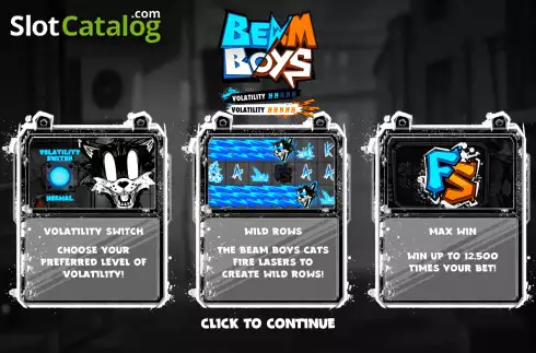 Bildschirm2. Beam Boys slot