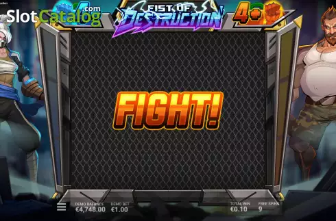 Free Spins Win Screen 3. Fist of Destruction slot