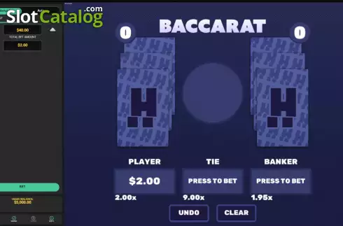 Οθόνη2. Baccarat (Hacksaw Gaming) Κουλοχέρης 