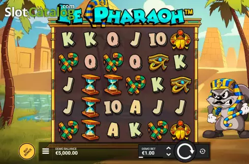 Game Screen. Le Pharaoh slot
