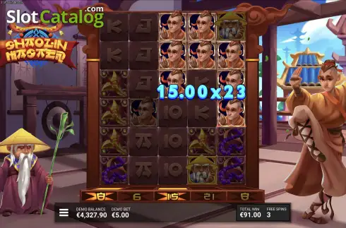 Free Spins 2. Shaolin Master slot