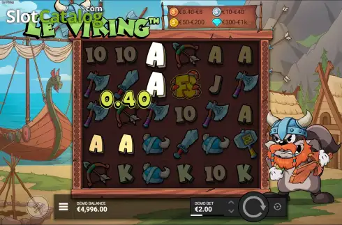 Skärmdump3. Le Viking slot