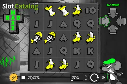 Game Screen. Rad Maxx slot