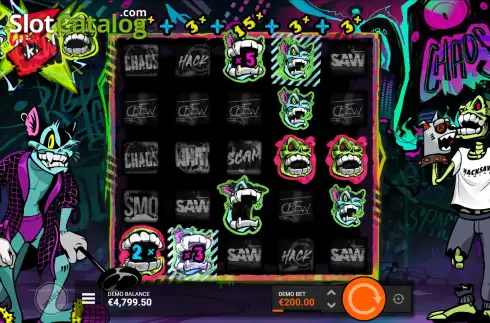 Skärmdump7. Chaos Crew 3 slot