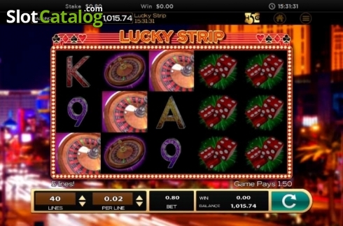 Win Screen 4. Lucky Strip slot