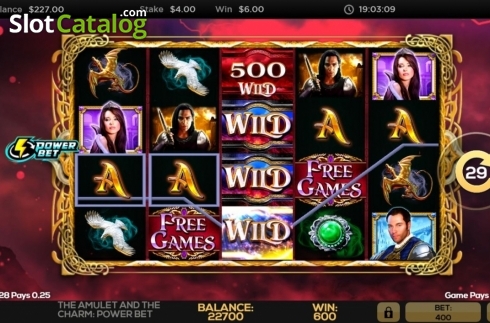 Power Bet 3. Amulet and Charm Power Bet slot