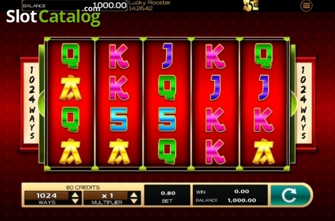 Reel Screen. Lucky Rooster slot