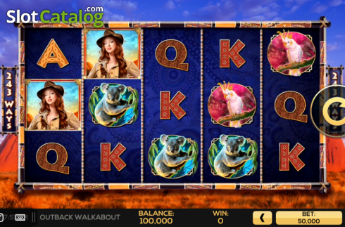 Play Screen 1. Outback Walkabout slot