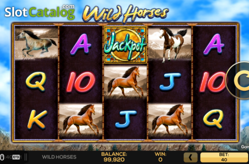 画面4. Wild Horses (High5Games) カジノスロット