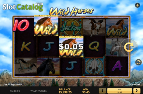 Ecran7. Wild Horses (High5Games) slot
