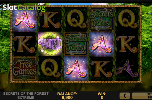 Schermo3. Secrets of the Forest Extreme slot