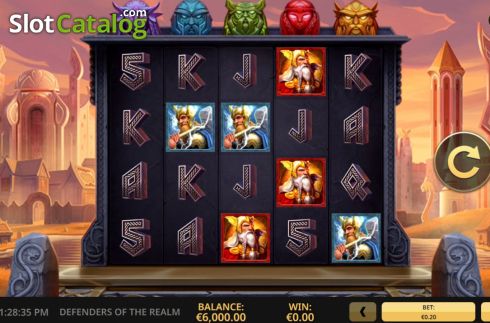 Schermo2. Defenders of the Realm slot
