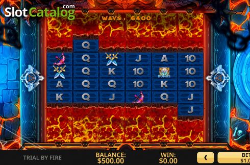 Schermo2. Trial By Fire slot