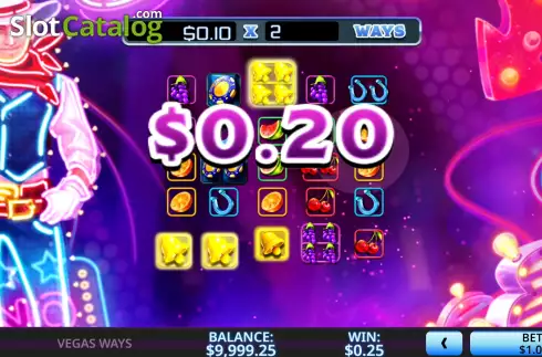 Bildschirm3. Vegas Ways slot