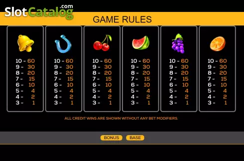 Game Table screen 2. Vegas Ways slot