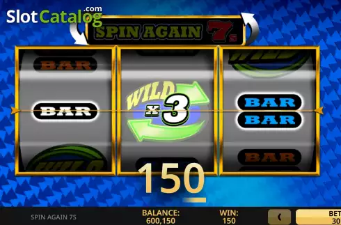 Win screen 2. Spin Again 7s slot