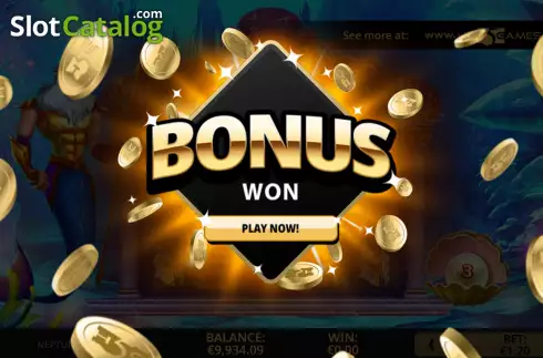 Free Spins Win Screen. Neptune's Champions slot