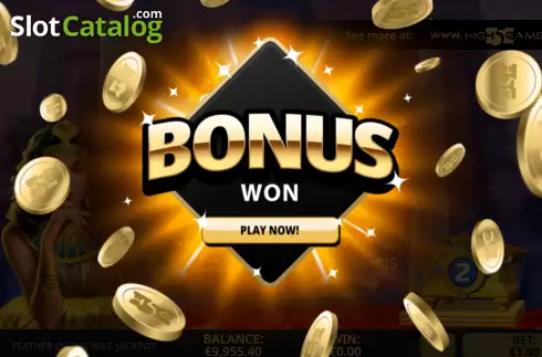 Free Spins Win Screen 2. Feather Of The Nile Jackpot slot