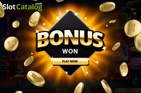 Free Spins Win Screen. Hollywood Queen slot