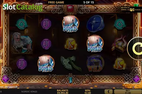 Free Spins Win Screen 4. Nordic Kings slot