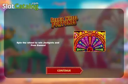 Start Screen. Ferris Wheel Fortunes slot