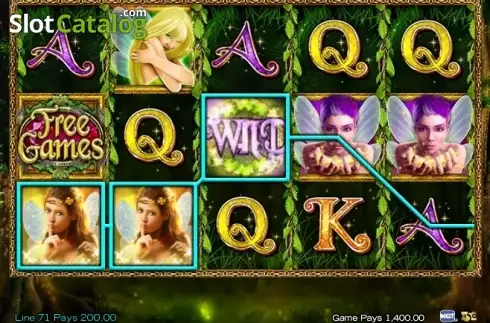 Win Screen. Secrets Of The Forest slot