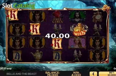 Game workflow 2. Belle and the Beast slot