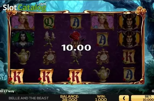 Game workflow 3. Belle and the Beast slot