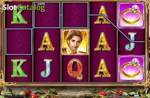 Win Screen. The Royal Promise slot