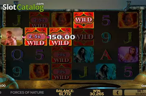 Game workflow 2. Forces of Nature slot