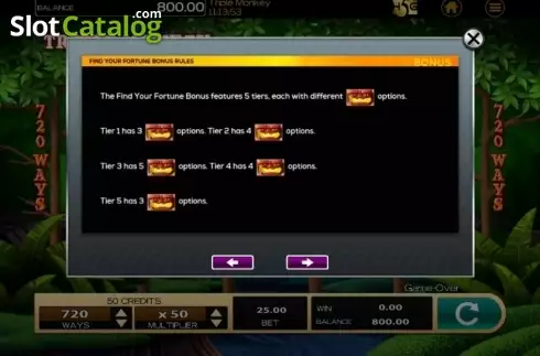 Captura de tela9. Triple Monkey (High 5 Games) slot