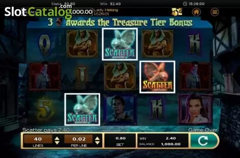 Free spins 1. Lady Helsing slot