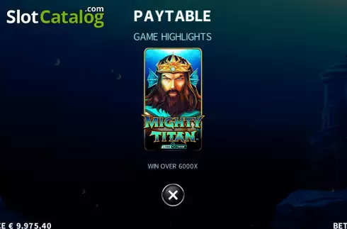 Captura de tela9. Mighty Titan Link and Win slot