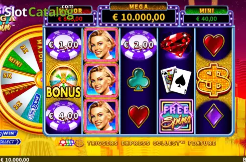 Skärmdump3. Vegas Mega Spin slot
