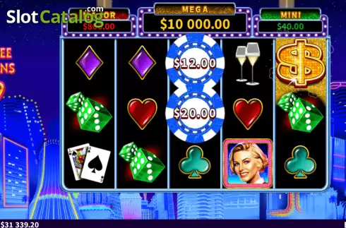 Skärmdump7. Vegas Mega Spin slot