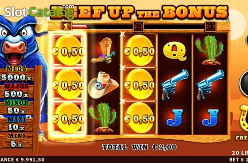 Free Spins Win Screen 3. Beef Up the Bonus slot