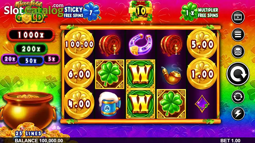 Threefold the Gold Slot Threefold the Gold Slot
