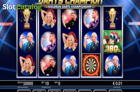 Game screen. Darts Champion (Holland Power Gaming) slot