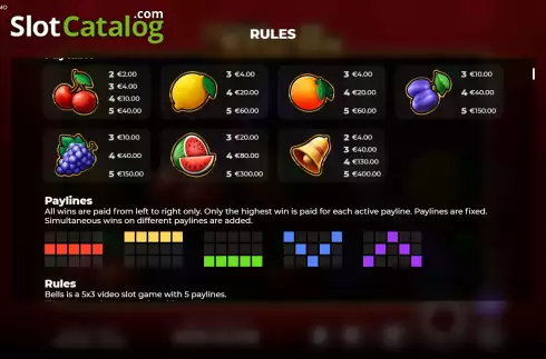 画面7. Bells (Hölle Games) カジノスロット