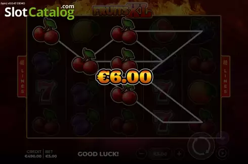 Bildschirm3. Fruits XL Bonus Spin slot
