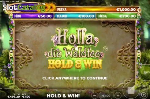 Schermo5. Holla die Waldfee: Hold & Win slot