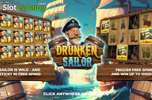 Écran2. Drunken Sailor (Hölle Games) Machine à sous