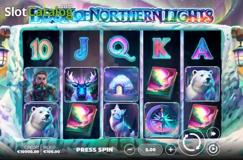 Captura de tela2. Book of Northern Lights slot