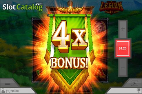 4x Bonus. Legion Hot 1 slot