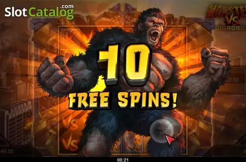 Free Spins 2. Monsters vs Gigablox slot