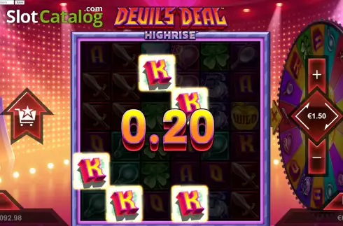 Win Screen. Devil's Deal slot