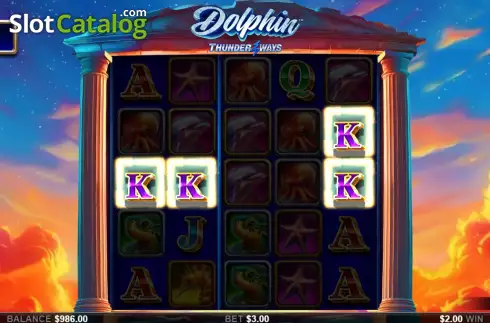 Pantalla3. Dolphin Thunder Ways Tragamonedas 