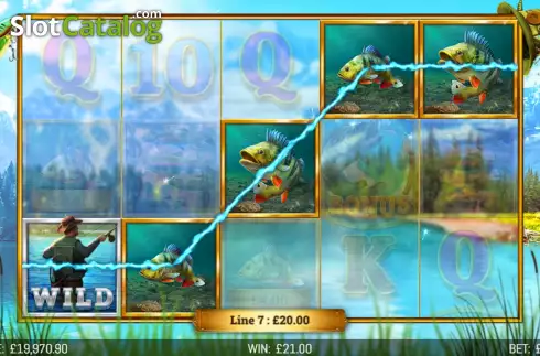 Win Screen 2. Big River Fishing slot