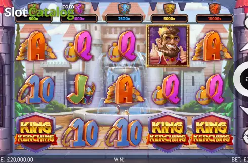 Game Screen. King Kerching slot